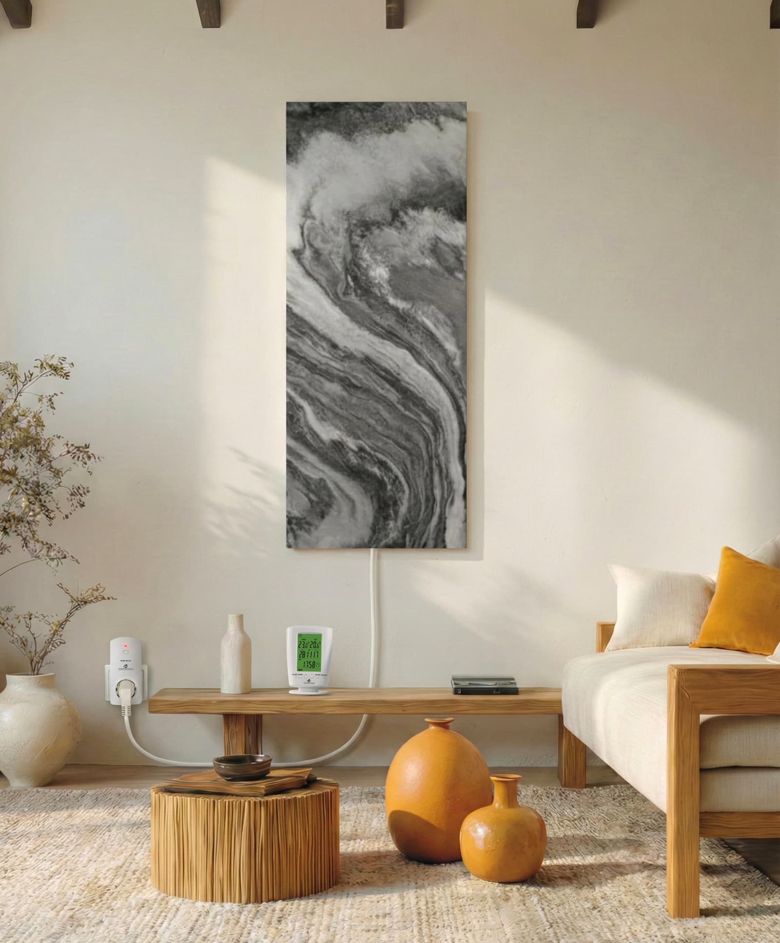 Marmo scuro 800 watt