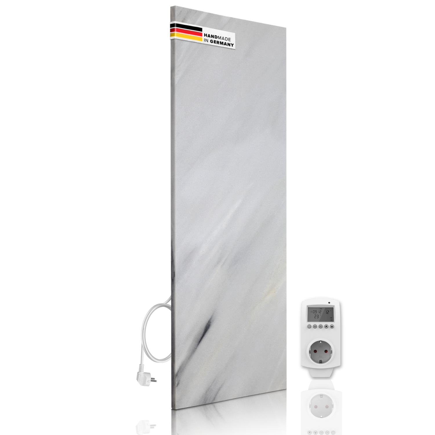 Riscaldamento a infrarossi in pietra naturale 800 watt - Bianco Wifi Smart Home