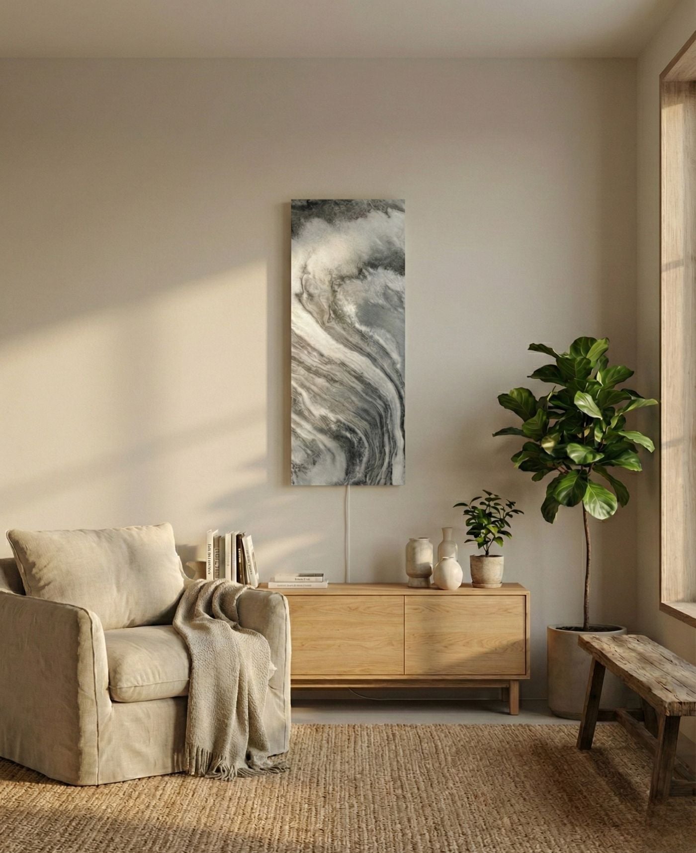 Marmo scuro 800 watt