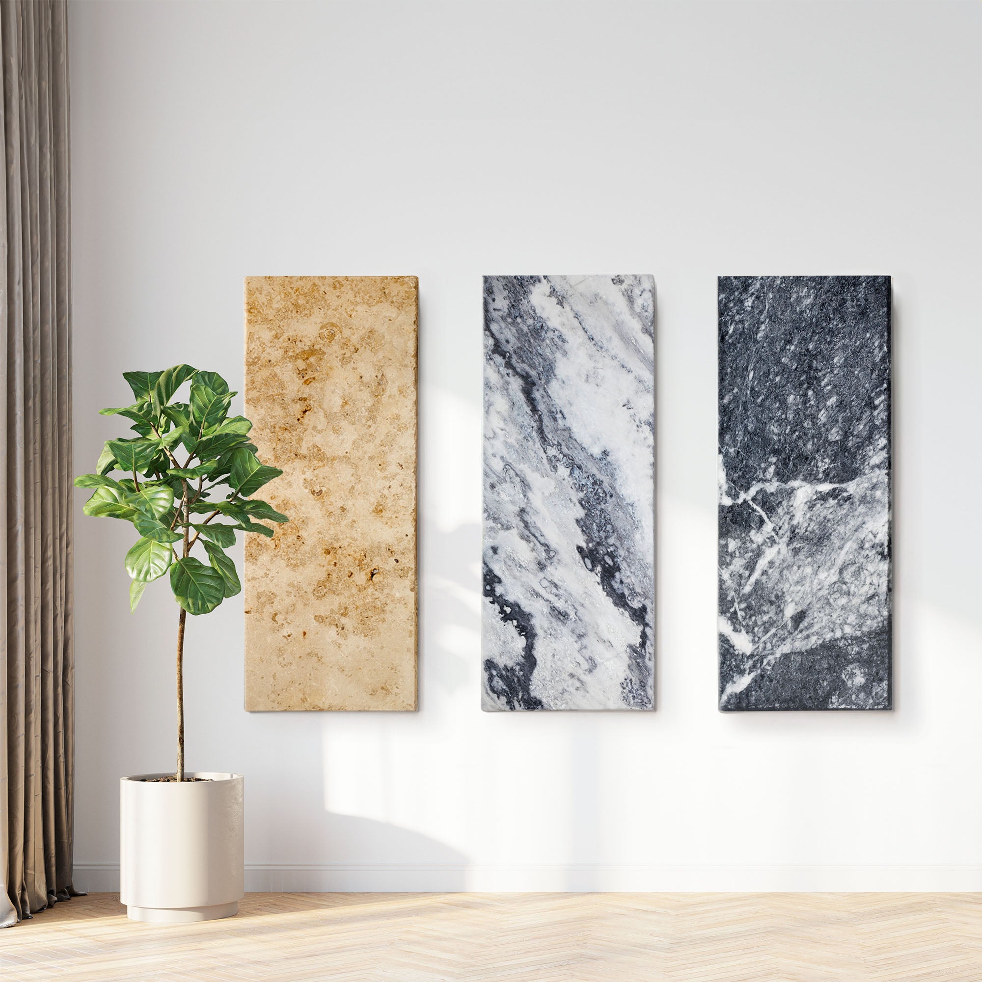 Riscaldamento a infrarossi 800 watt fatti di pietra naturale - qarama wifi smart home