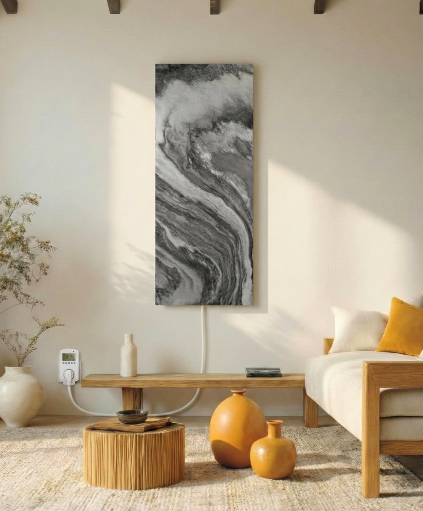 Marmo scuro 800 watt