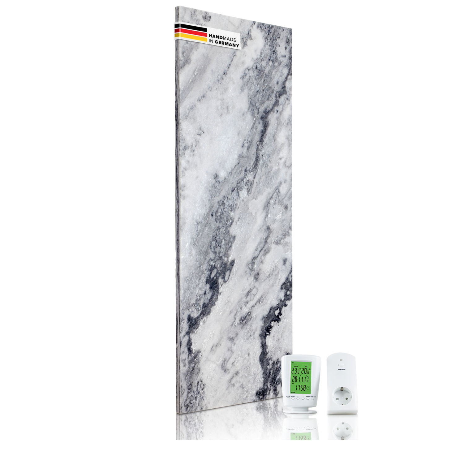 Riscaldamento a infrarossi 800 watt fatti di pietra naturale - Qarama (Svizzera Plug Tipo J)
