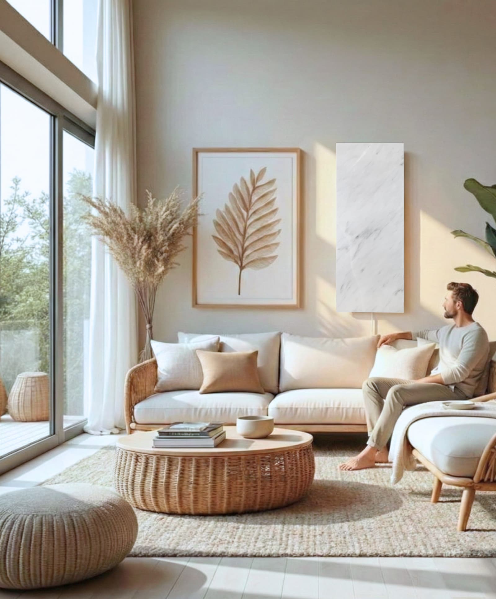 Marmo bianco 800 watt