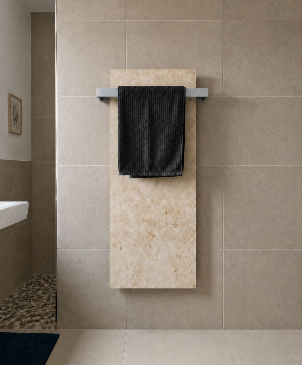 Porta asciugamani per scaldasalviette da 800W
