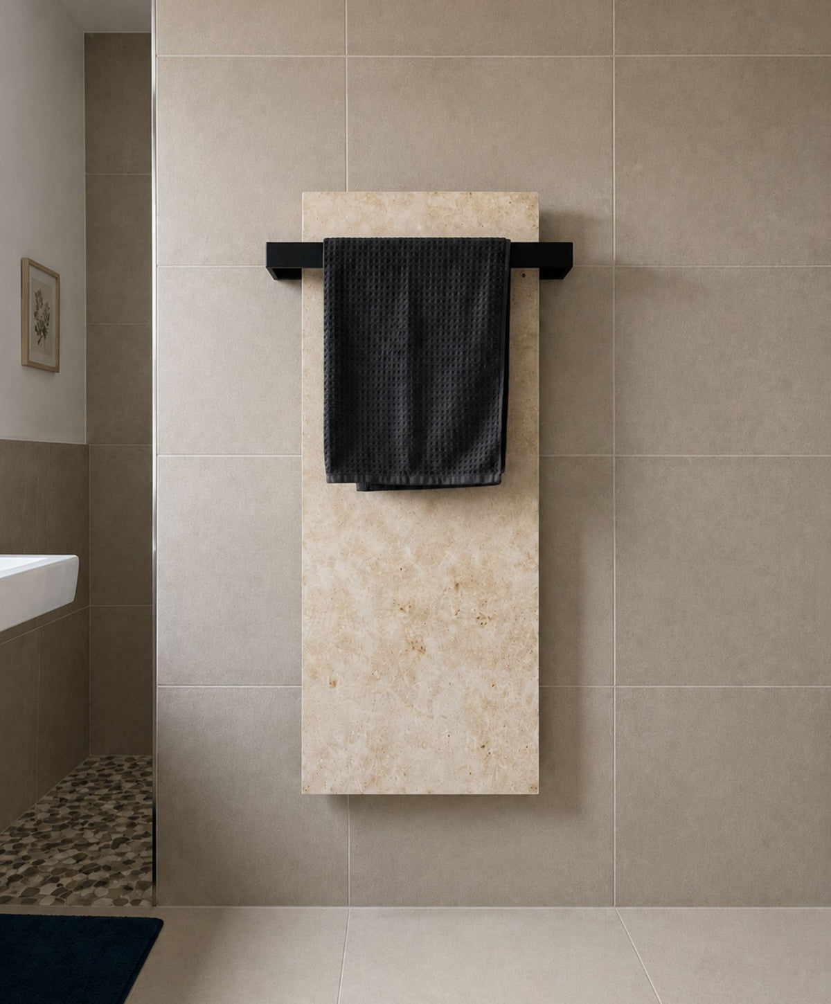 Porta asciugamani per scaldasalviette da 800W