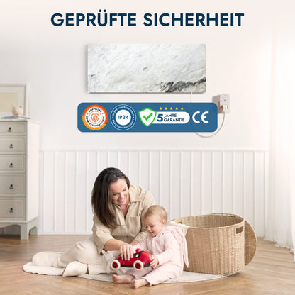 Riscaldamento in pietra naturale 800 watt compreso termostato