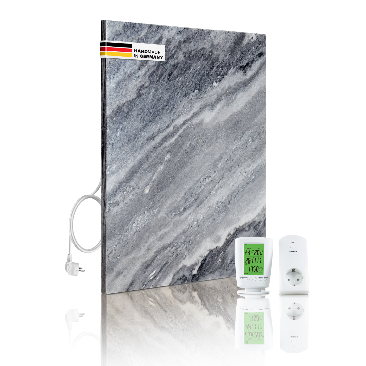 Riscaldamento a infrarossi 500 watt fatti di pietra naturale - qarama