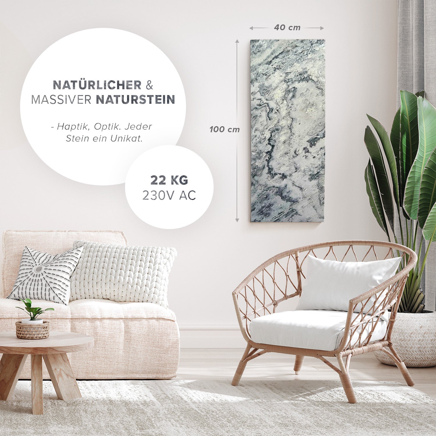 Calcini a infrarossi 800 watt Linea esclusiva - Avalon